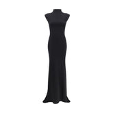Jacquemus Black Viscose Cocktail Dress
